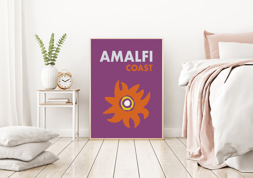 Amalfi Coast Travel City Art Print