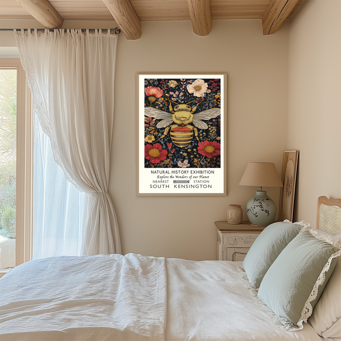 Natural History Bee Museum Art Print
