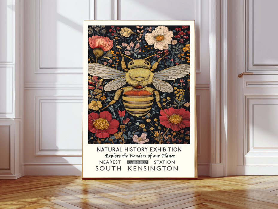 Natural History Bee Museum Art Print