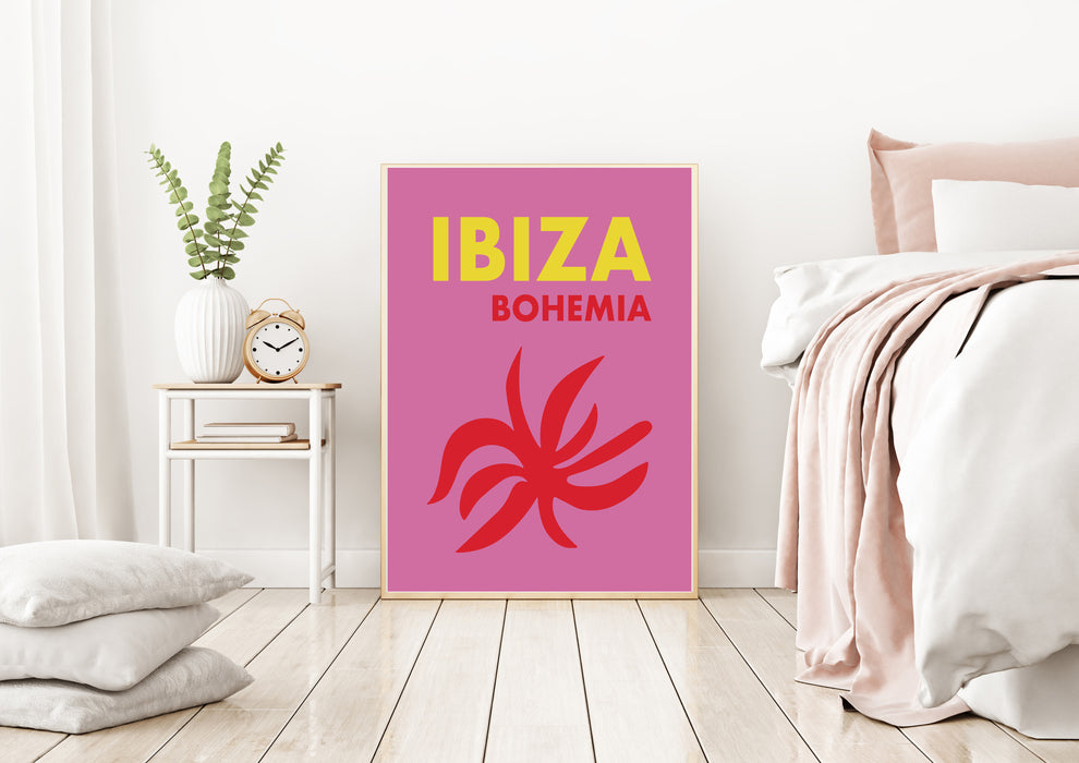 Ibiza Travel City Art Print
