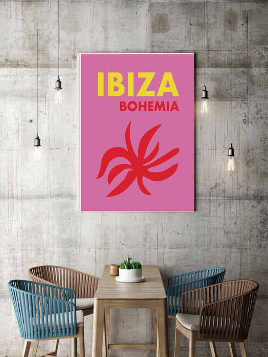 Ibiza Travel City Art Print