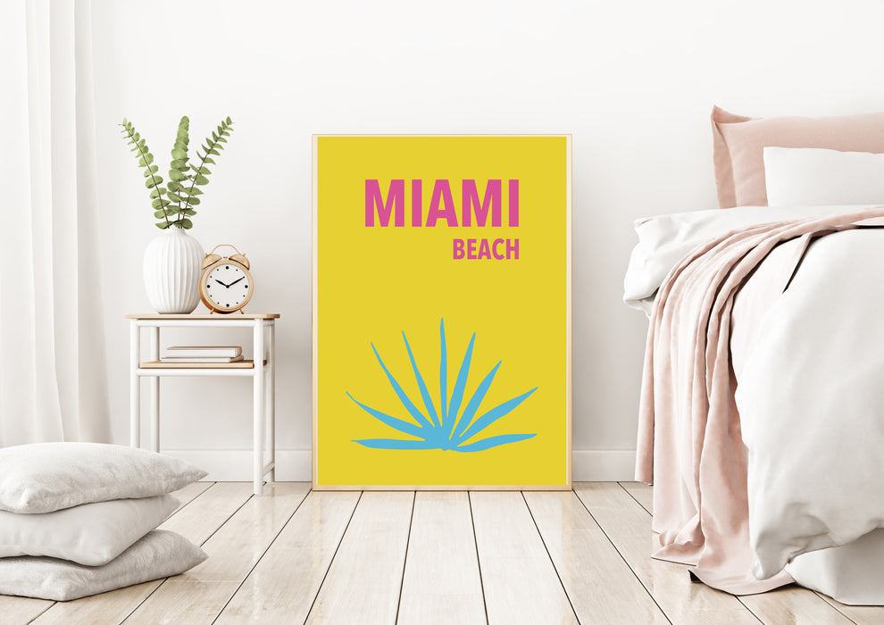 Miami Travel City Art Print