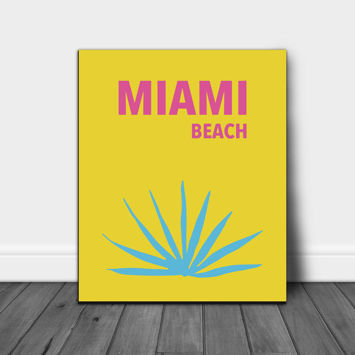 Miami Travel City Art Print