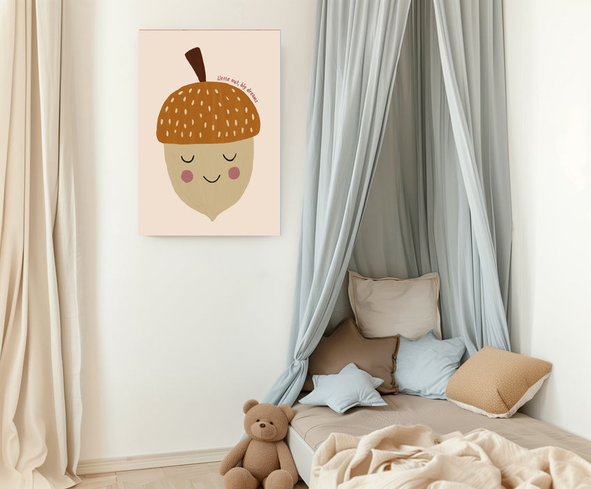 Little Acorn, Big Dreams Nursery Art Print