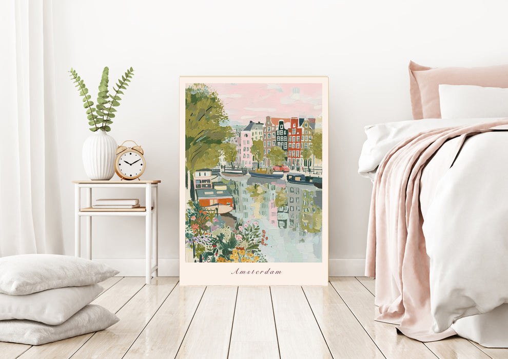 Amsterdam City Travel Art Print