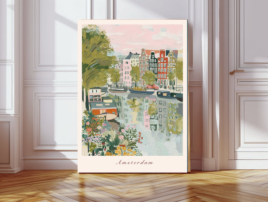 Amsterdam City Travel Art Print
