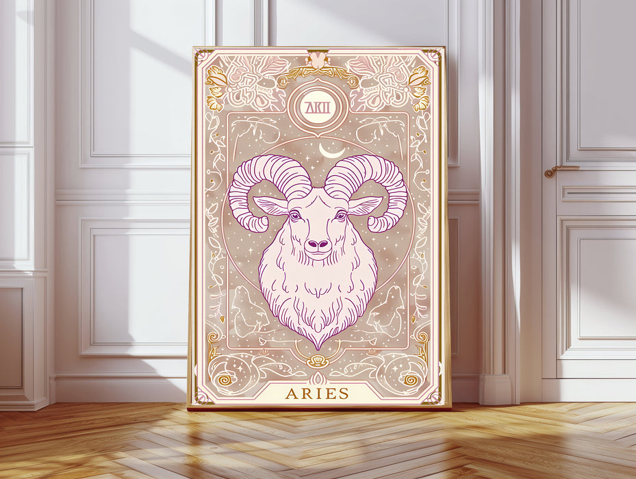 Aries Star Sign Art Print