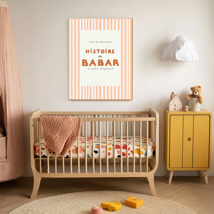 Babar The Elephant Tennis Set Of Two Nursery Art Prints