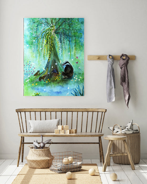 Wind In The Willows Vintage Book Cover Art Print