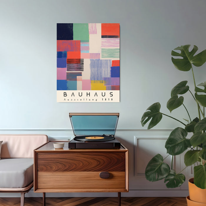 Bauhaus Abstract German Mid Century Art Print