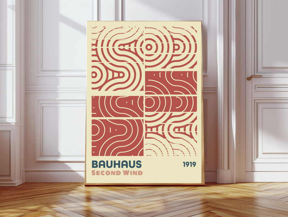 Bauhaus Abstract Mid Century Art Print
