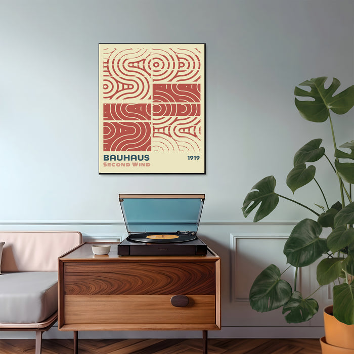 Bauhaus Abstract Mid Century Art Print