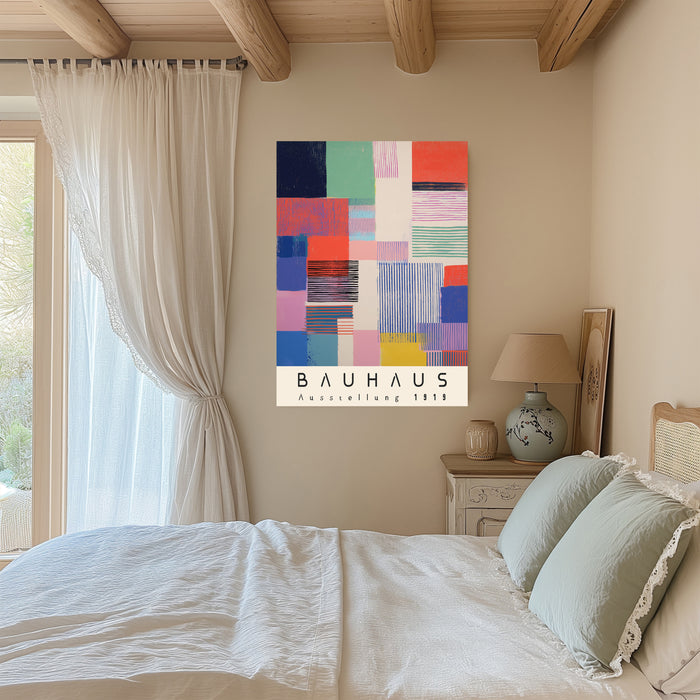 Bauhaus Abstract German Mid Century Art Print