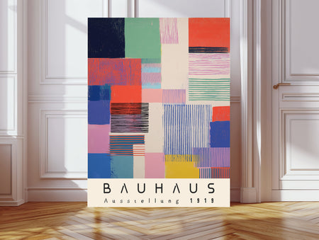 Bauhaus Abstract German Mid Century Art Print | Stanley Street Studio