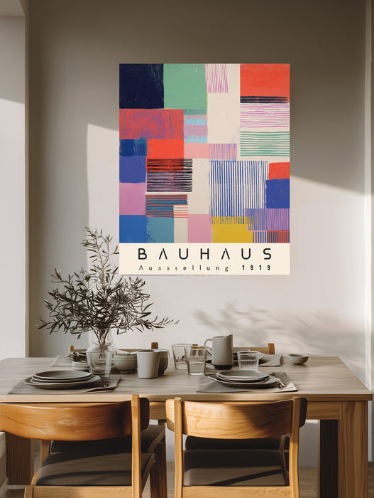 Bauhaus Abstract German Mid Century Art Print