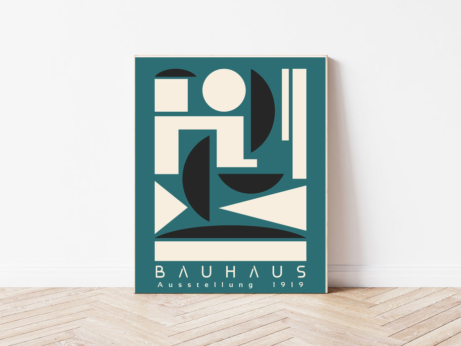 Bauhaus 1919 Green Art Print