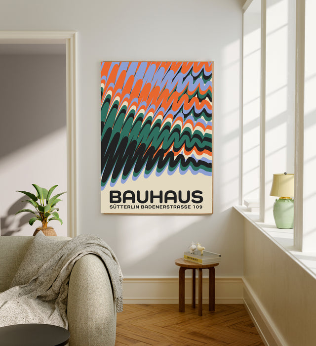 Bauhaus German Mid Century Art Print