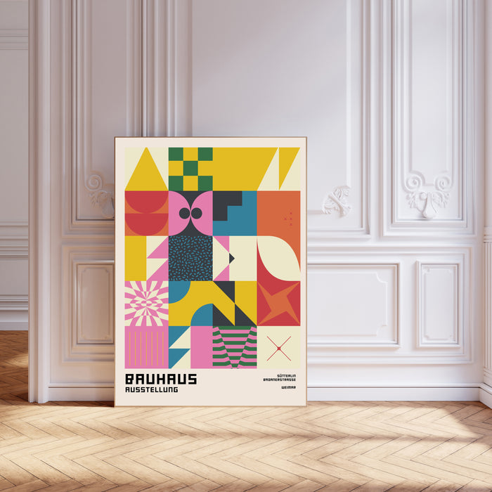 Bauhaus Retro Art Print