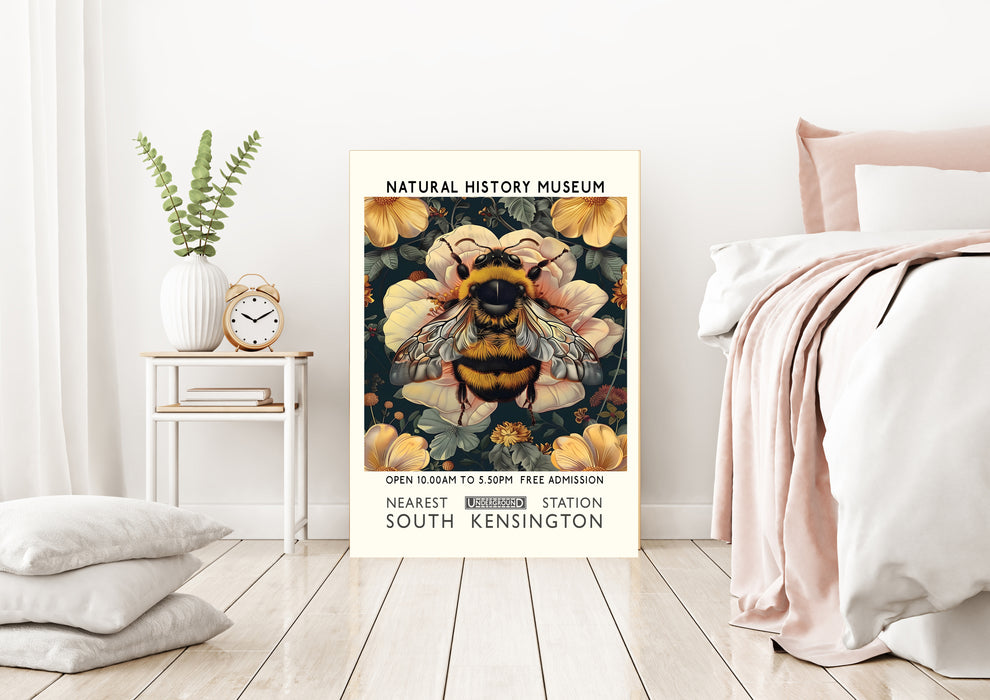 Natural History Bee  Museum Art Print