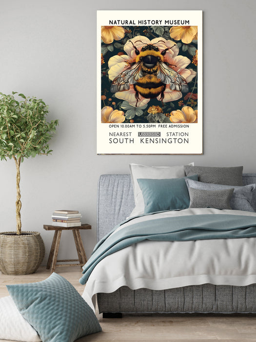 Natural History Bee  Museum Art Print