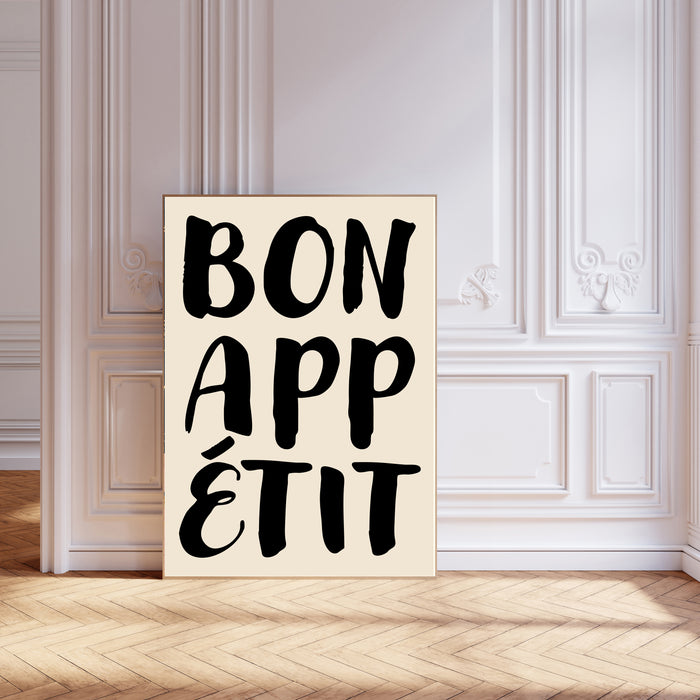 Bon Appetit Kitchen Art Print