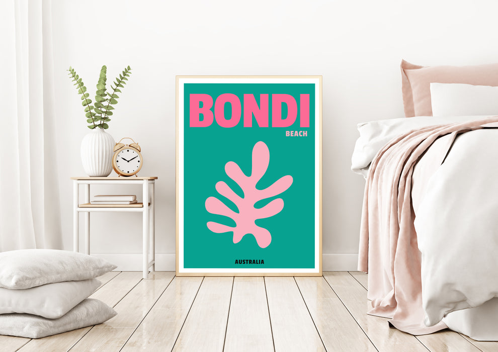 Bondi Beach Travel Art Print