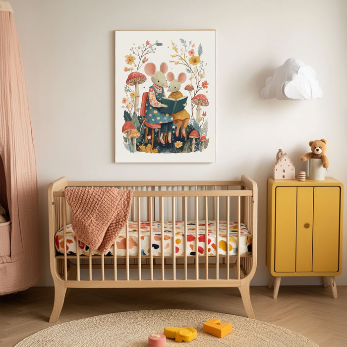 Rabbit Rabbit Book Nursery Art Print