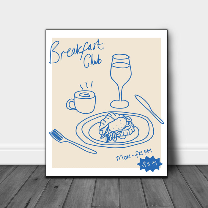 Breakfast Club Kitchen Art Print