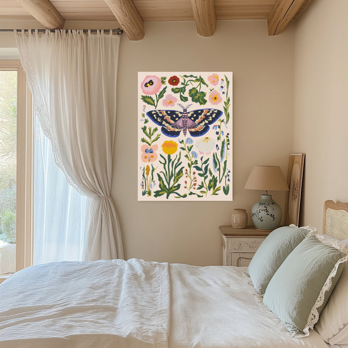 Pastel Butterfly Nature Art Print