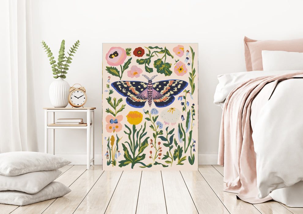 Pastel Butterfly Nature Art Print