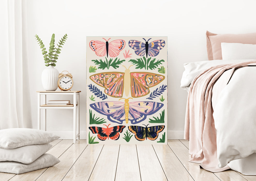 Pastel Butterfly Nature Art Print