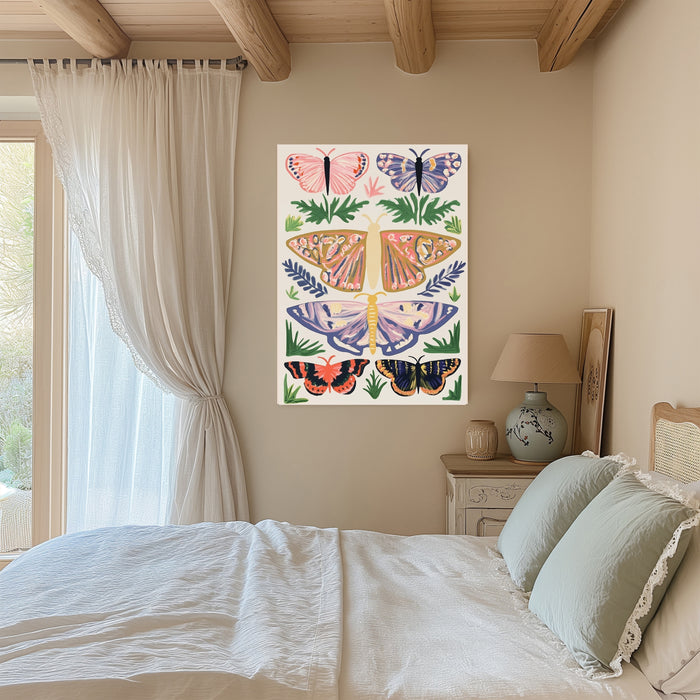 Pastel Butterfly Nature Art Print