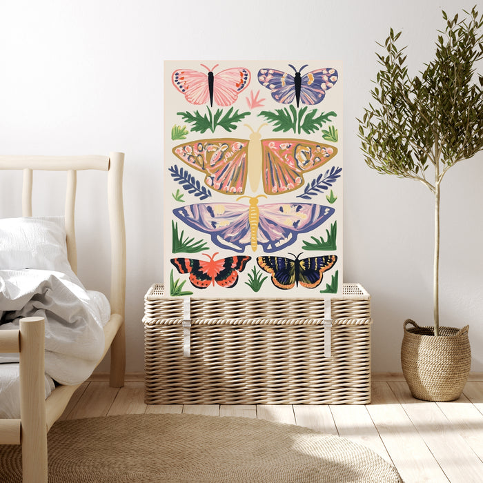 Pastel Butterfly Nature Art Print