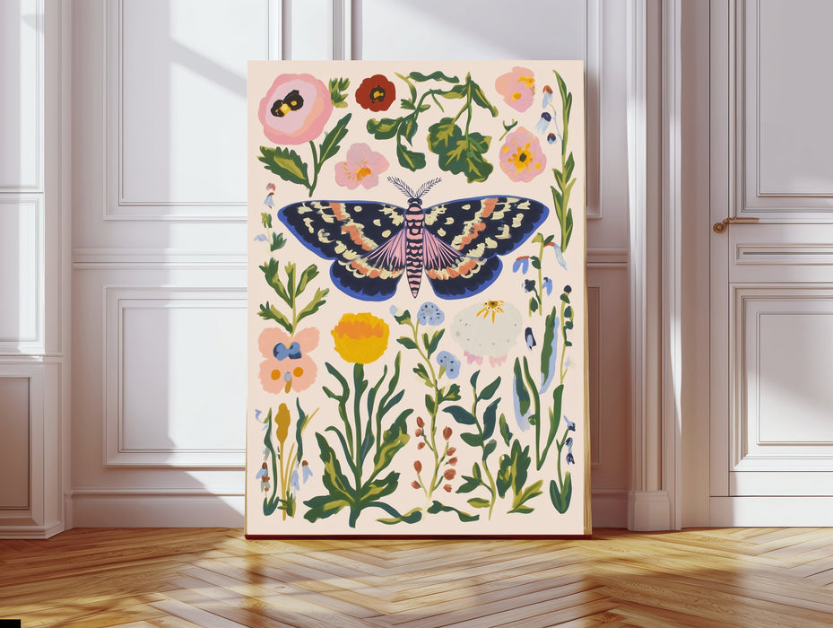 Pastel Butterfly Nature Art Print