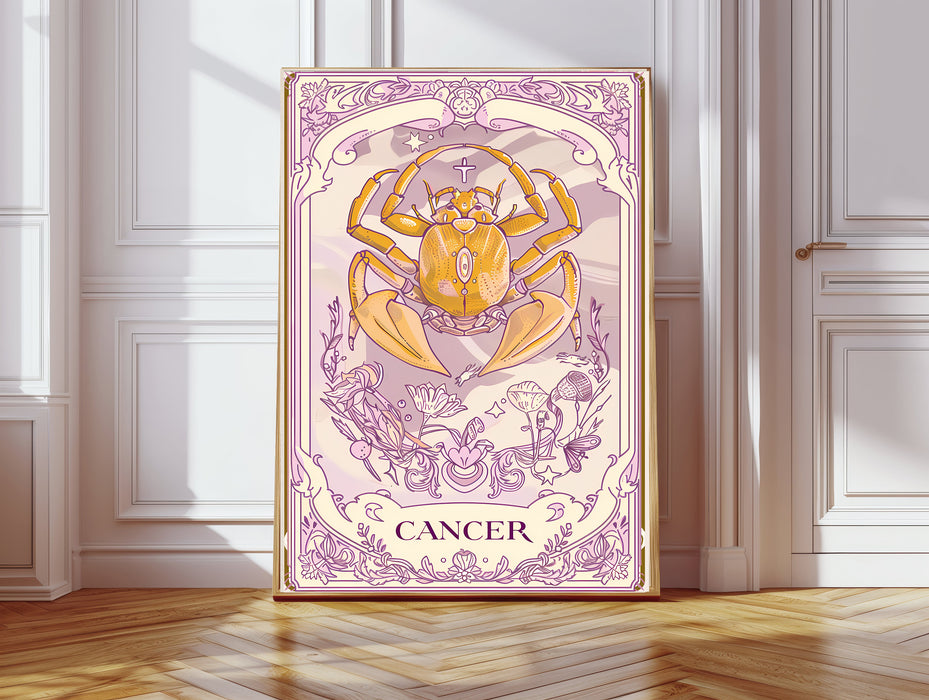 Cancer Star Sign Art Print