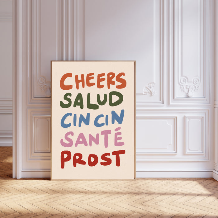 Sante Cheers  Kitchen Art Print