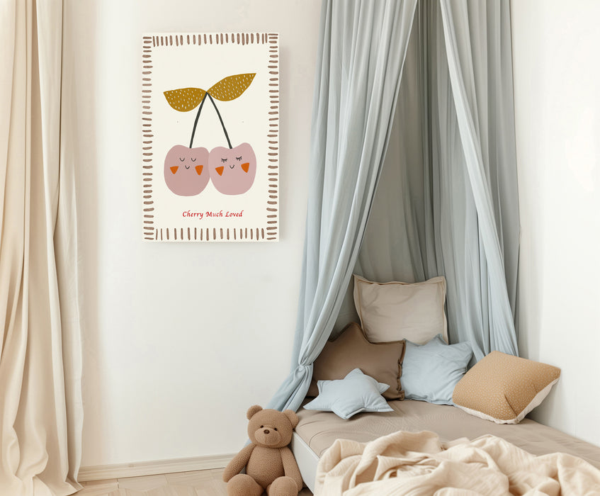 Cherry Fruit Quote Nursery Art Print