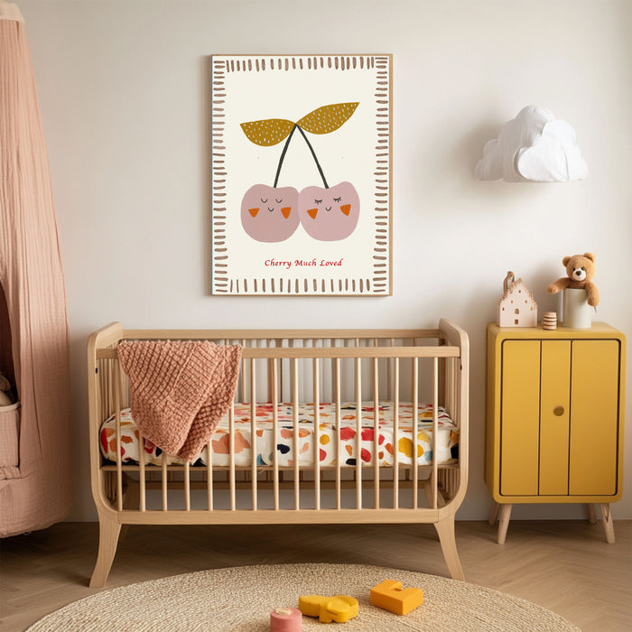 Cherry Fruit Quote Nursery Art Print
