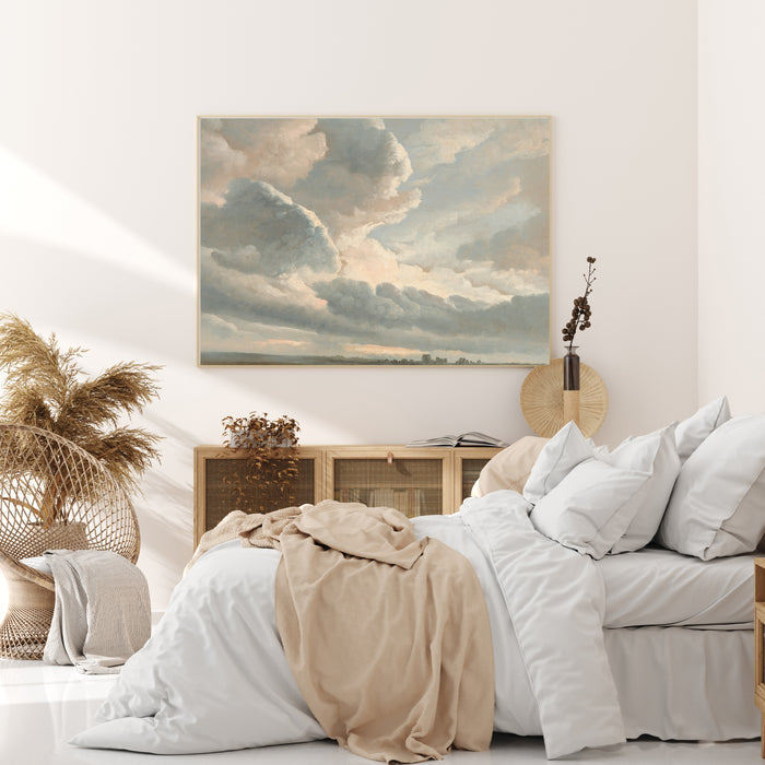 Vintage Cloud Landscape Art Print