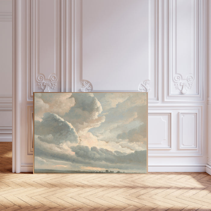 Vintage Cloud Landscape Art Print