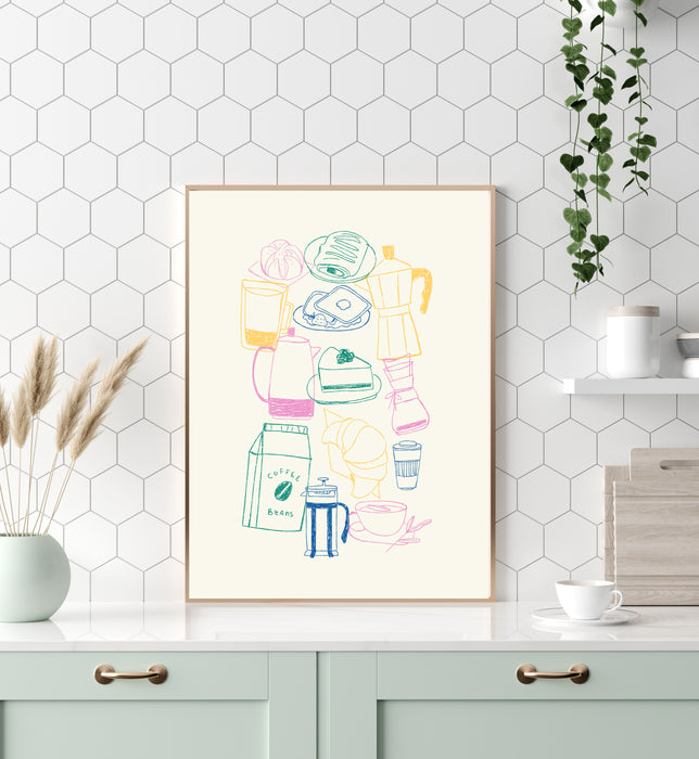 Coffee Kitchen Art Print