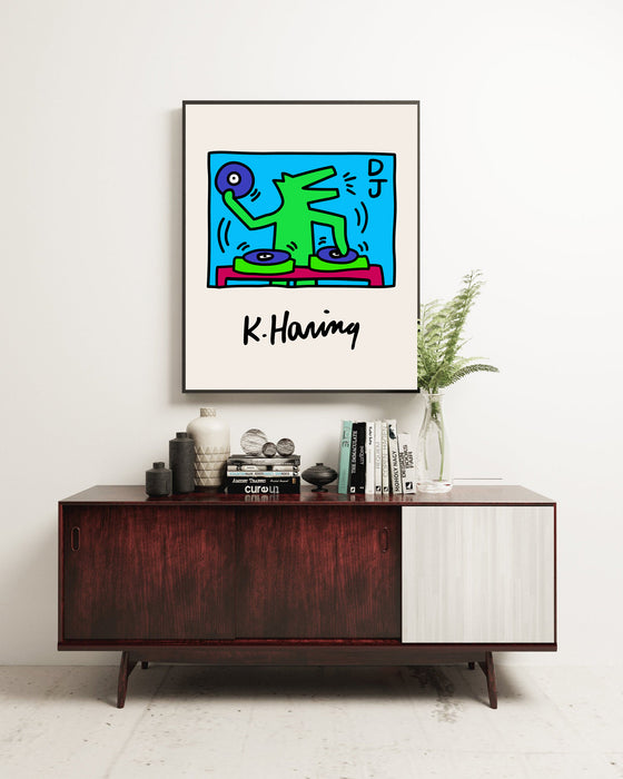 Keith Haring DJ Art Print