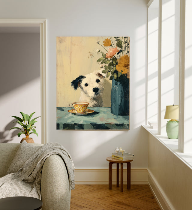 Dog Portrait Painting Art Print