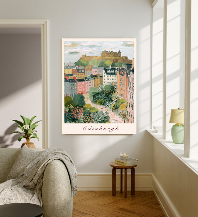 Edinburgh City Travel Art Print