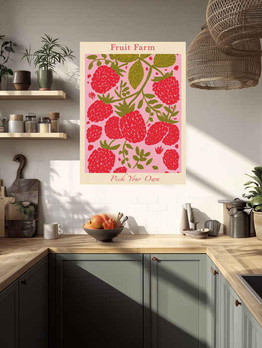 Fruit Market Kitchen Art Print