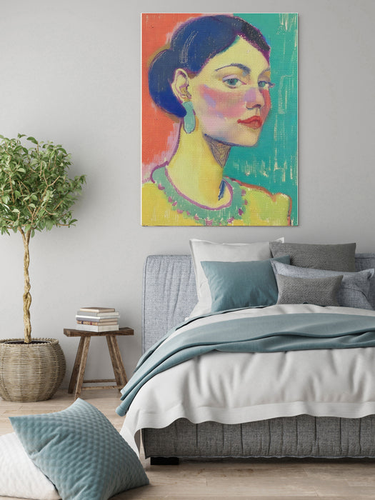 Vintage Portrait Of A Woman Art Print