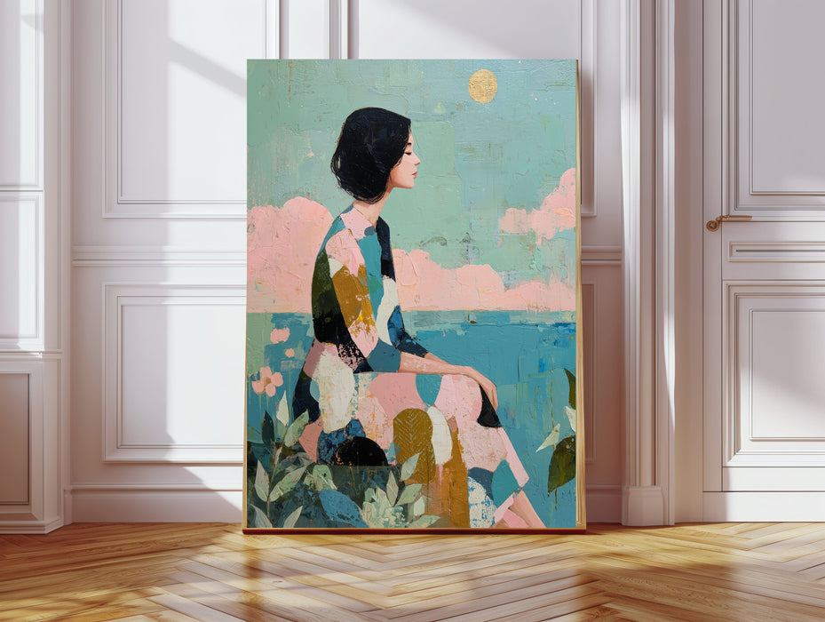 Female Landscape Portrait Art Print