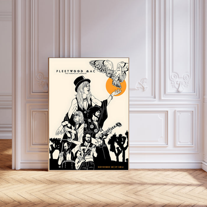 Fleetwood Mac Retro Art Print