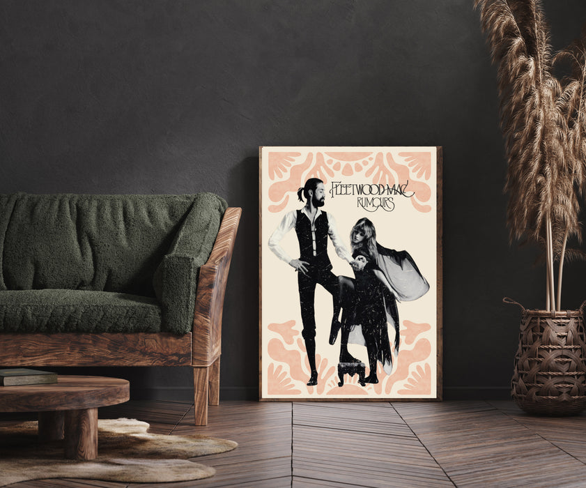 Fleetwood Mac Retro Pink Art Print