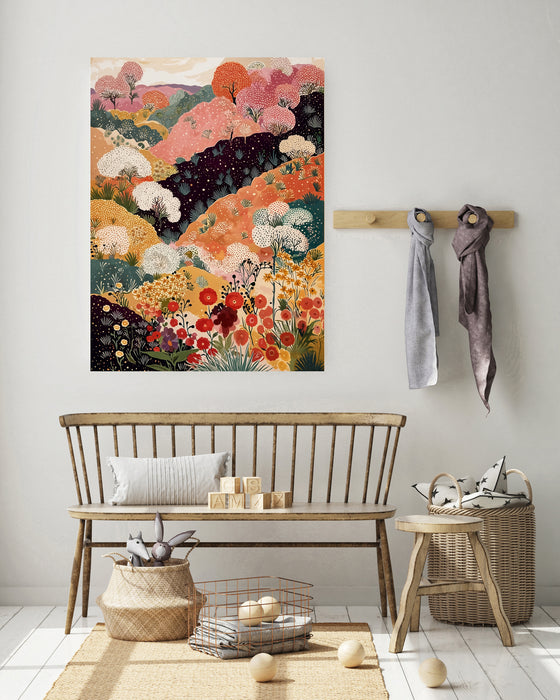 Japanese Meadows Botanical Art Print